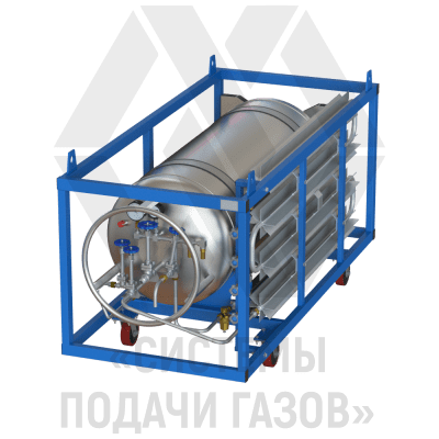 Газификатор холодный криогенный ГХК-0,5/1,59-30 с коллектором на 4 поста