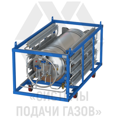 Газификатор холодный криогенный ГХК-0,5/1,59-60 с коллектором на 5 постов